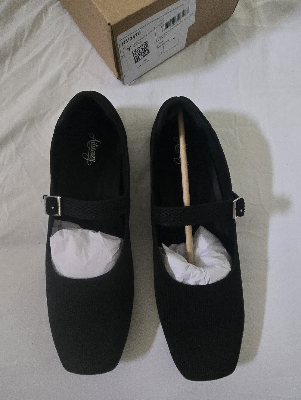Women's Black Mary Jane Flats